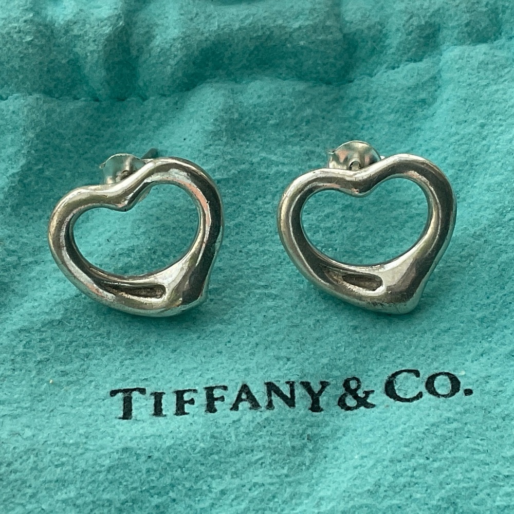 Authentic Tiffany Elsa Peretti earrings, Large size